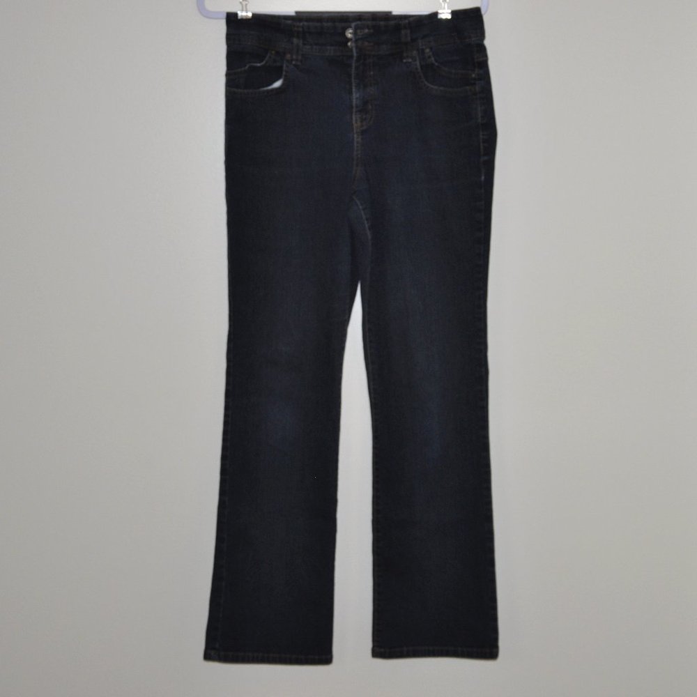 BandolinoBlu Womens Jeans Blue Size 8 (31x30) Mid Rise Straight Leg Denim